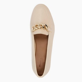 Goldsmith Chain-Trim Leather Loafers