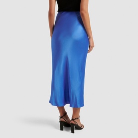 Portia Bias Midi Skirt