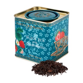 Black Tea With Strawberry Loose Leaf Tin 125g