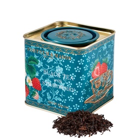 Black Tea With Strawberry Loose Leaf Tin 125g