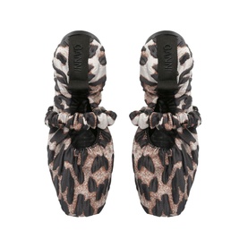 Soft Square Toe Scrunchie Flats