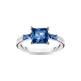 Blue & White Stones Ring