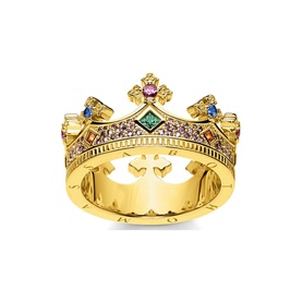 Gold Crown Ring