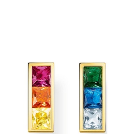 Rainbow Heritage Stone Alternate Stud Earrings
