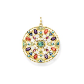 Multi-Coloured Stone Pendant Charm