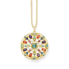 Multi-Coloured Stone Pendant Charm