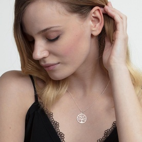 Tree of Love Sterling Silver Necklace