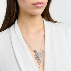 Rising Phoenix Pendant Charm