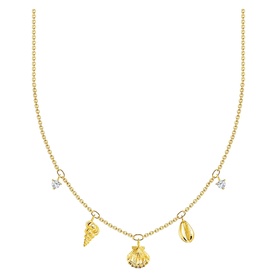 Sea Life Gold Necklace