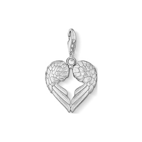 Winged Heart Charm Pendant