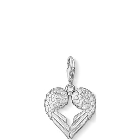 Winged Heart Charm Pendant