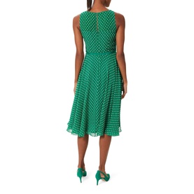 Della Spot Print Fit and Flare Dress
