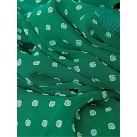 Della Spot Print Fit and Flare Dress