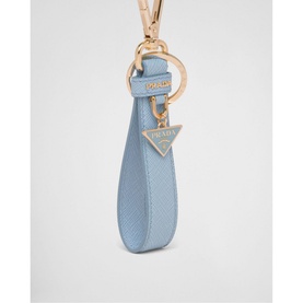 Saffiano Leather Keychain