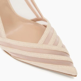 Axis Mesh-Trim Court Shoes