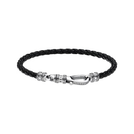 Lobster Clasp Leather Bracelet