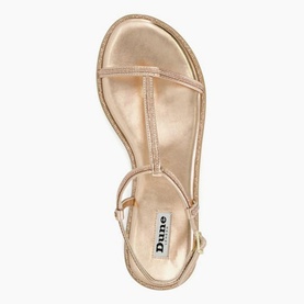 Narrate Diamante-Strap Flat Sandals