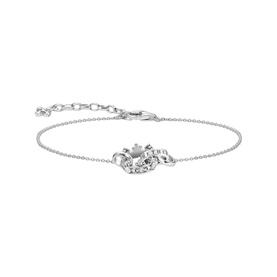 Silver Crown Bracelet