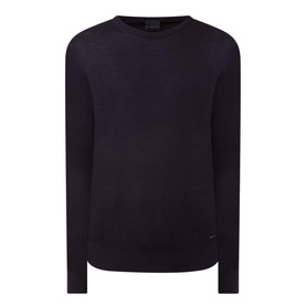 Crew Neck Merino Wool Sweater