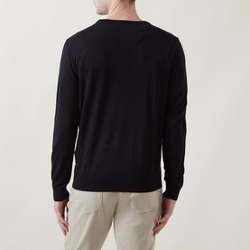 Crew Neck Merino Wool Sweater