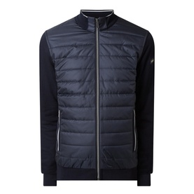 Hybrid Padded Zip-Through Sweatshirt