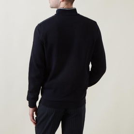 Hybrid Padded Zip-Through Sweatshirt