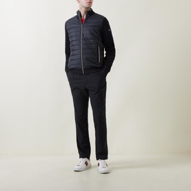 Hybrid Padded Zip-Through Sweatshirt