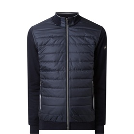 Hybrid Padded Zip-Through Sweatshirt