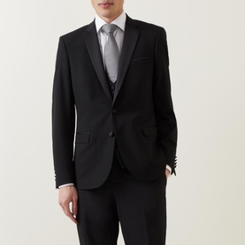 Single-Breasted Tuxedo Jacket