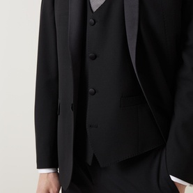 Single-Breasted Tuxedo Waistcoat