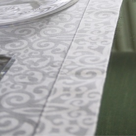 Avondale Damask Table Runner 12x72"