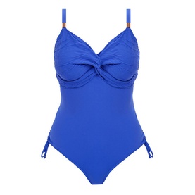 Beach Waves Twist Front Swimsuit