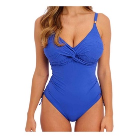 Beach Waves Twist Front Swimsuit