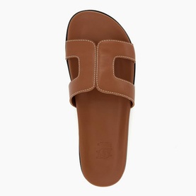 Loupa Topstitch-Detail Flat Sandals