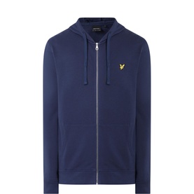 Logo Zip-Through Drawstring Hoodie