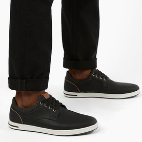 Trip Textured Lace-Up Trainers