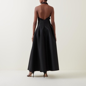 Halston Taffeta Maxi Skirt