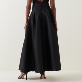 Halston Taffeta Maxi Skirt