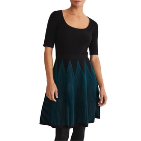 Isadora Square Neck Knitted Dress