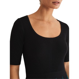 Isadora Square Neck Knitted Dress