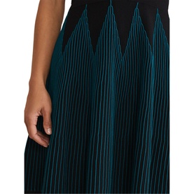 Isadora Square Neck Knitted Dress