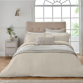 Deco Stripe Duvet Set Champagne