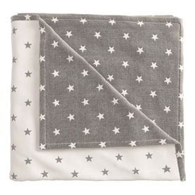 Star Woven Throw Grey