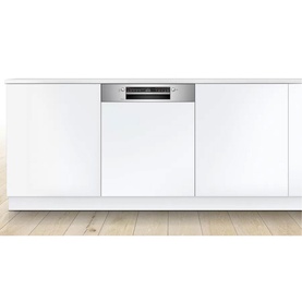 Semi-integrated Dishwasher, 60 cm, Stainless steel