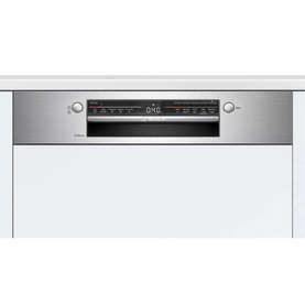 Semi-integrated Dishwasher, 60 cm, Stainless steel