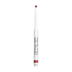 Too Faced Lip Injection Extreme Lip Shaper lip liner in Happily Ever After, a deep red retractable pencil, 1g