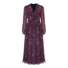 Aurora Dotted Print Dress