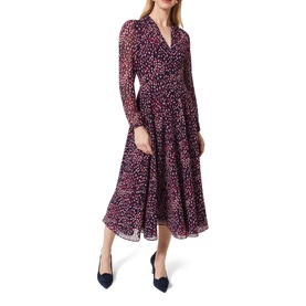 Aurora Dotted Print Dress