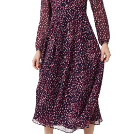 Aurora Dotted Print Dress