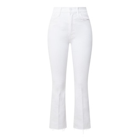 The Hustler Ankle Frayed Flared Jeans